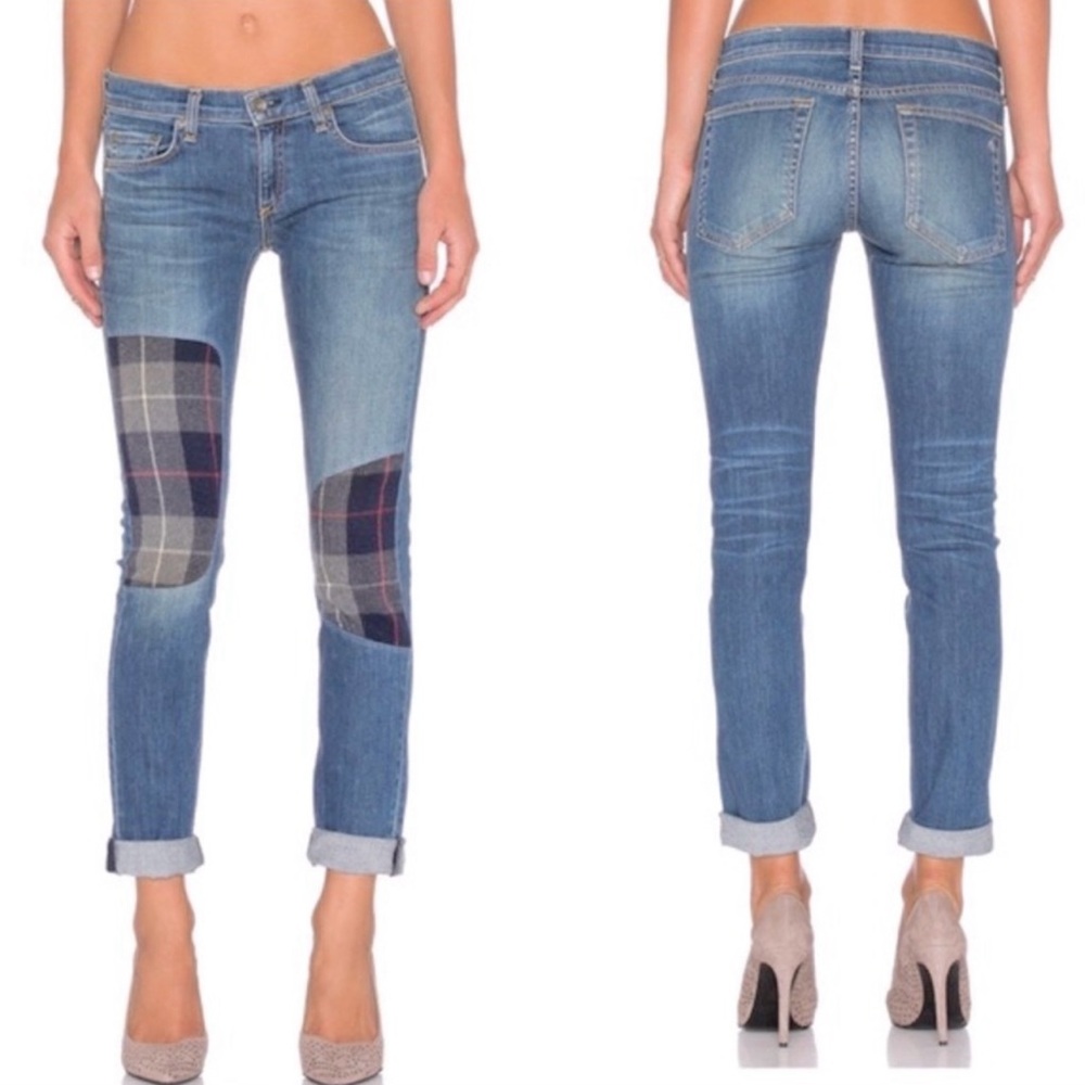 Rag&Bone The Dre Soft Flannel Patched Champs Workshop Slim
Boyfriend Low Rise